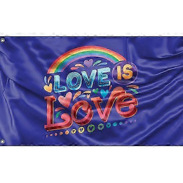 Love Is Love Flag Pattern 347