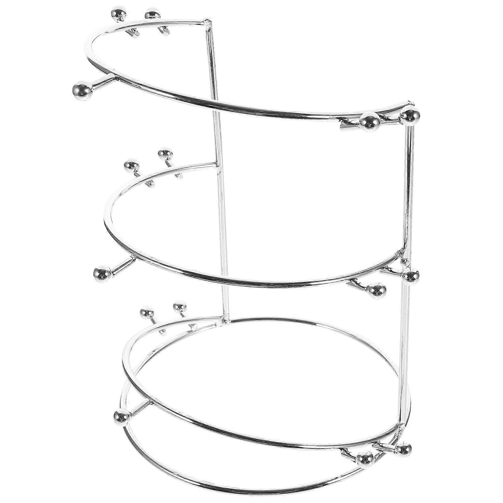 Wedding Headbands Three Tier Stand Crown Display Rack Metal Stand