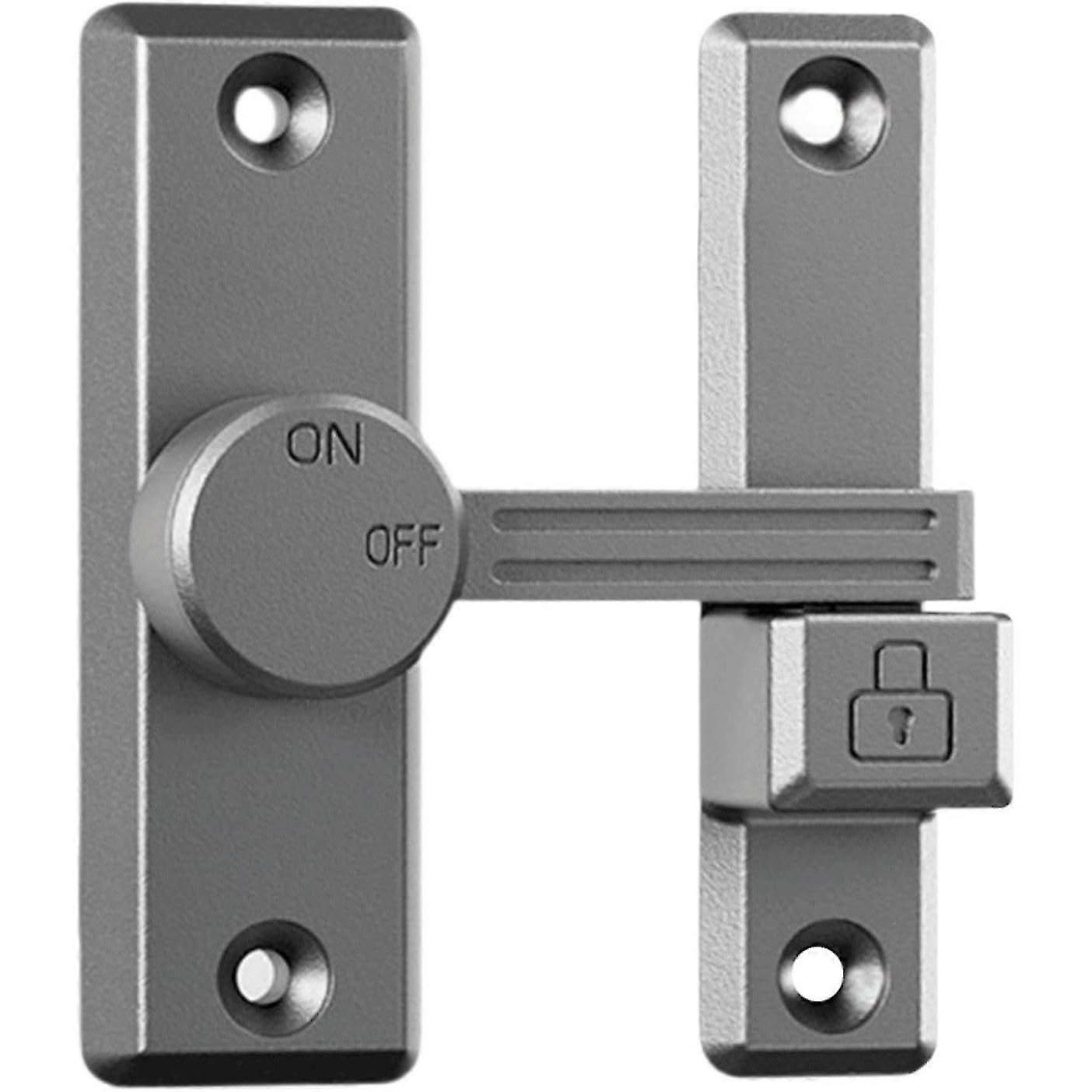 Folding bolt, 90/180 degrees, zinc alloy lock, secure folding, adjustable angle