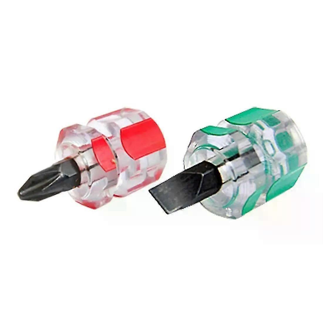 Mini Short Stubby Phillips Slotted Screwdriver Set