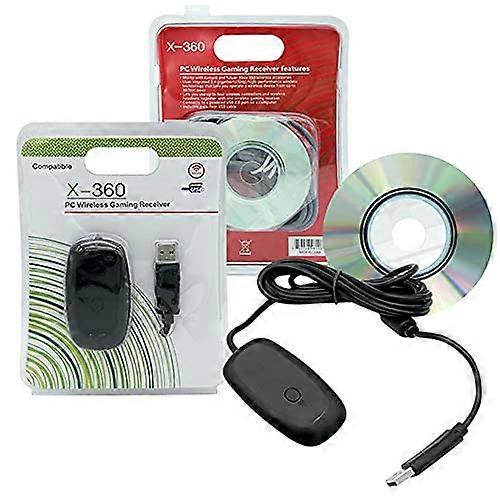 Wireless Adapter for PC with Quick Pairing for Xbox One, Controller Receiver for Windows for Xbox 360