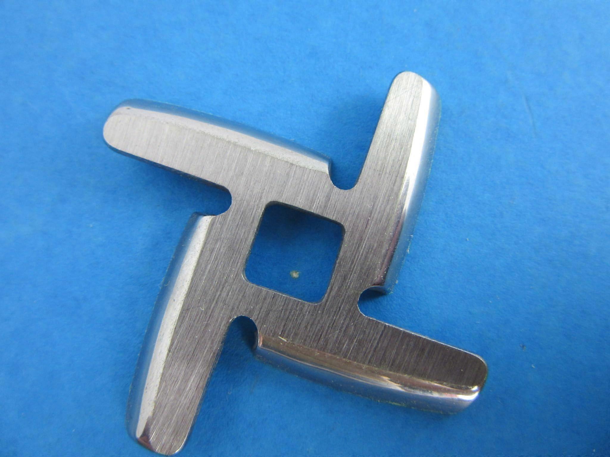 Meat Grinder Blade KSMMGA Replacement with Sharp Durable Edge for Efficient Grinding for KitchenAid