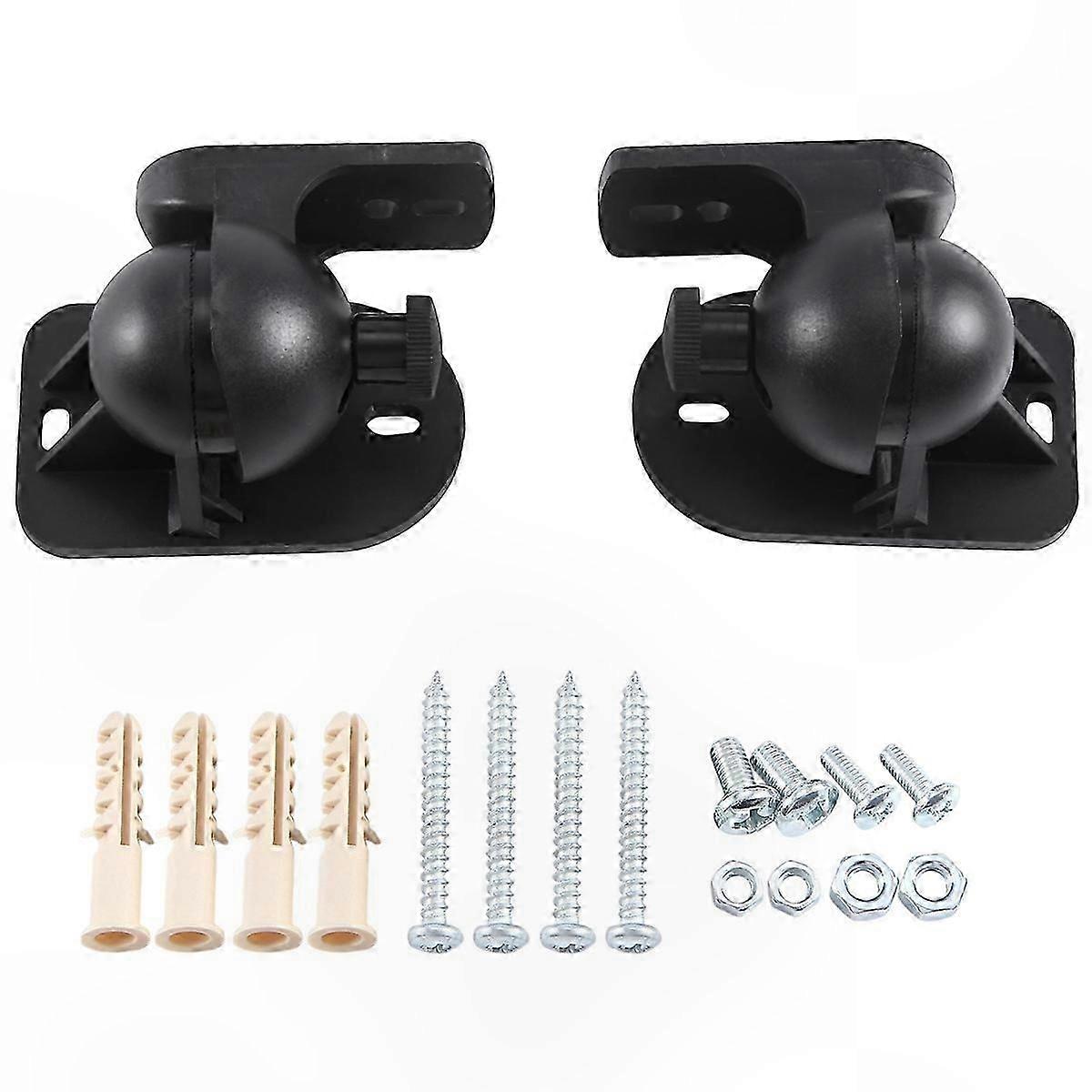 Adjustable Wall Mount Bracket for Speakers Pair Rotatable Universal Stand