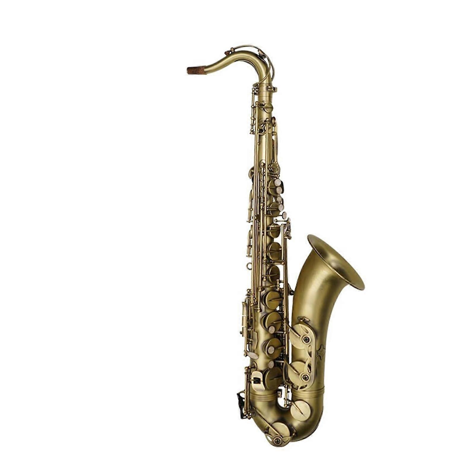 Professional B Flat Tenor Saxophone for Beginners with Clear Tone and Ergonomic Key Layout