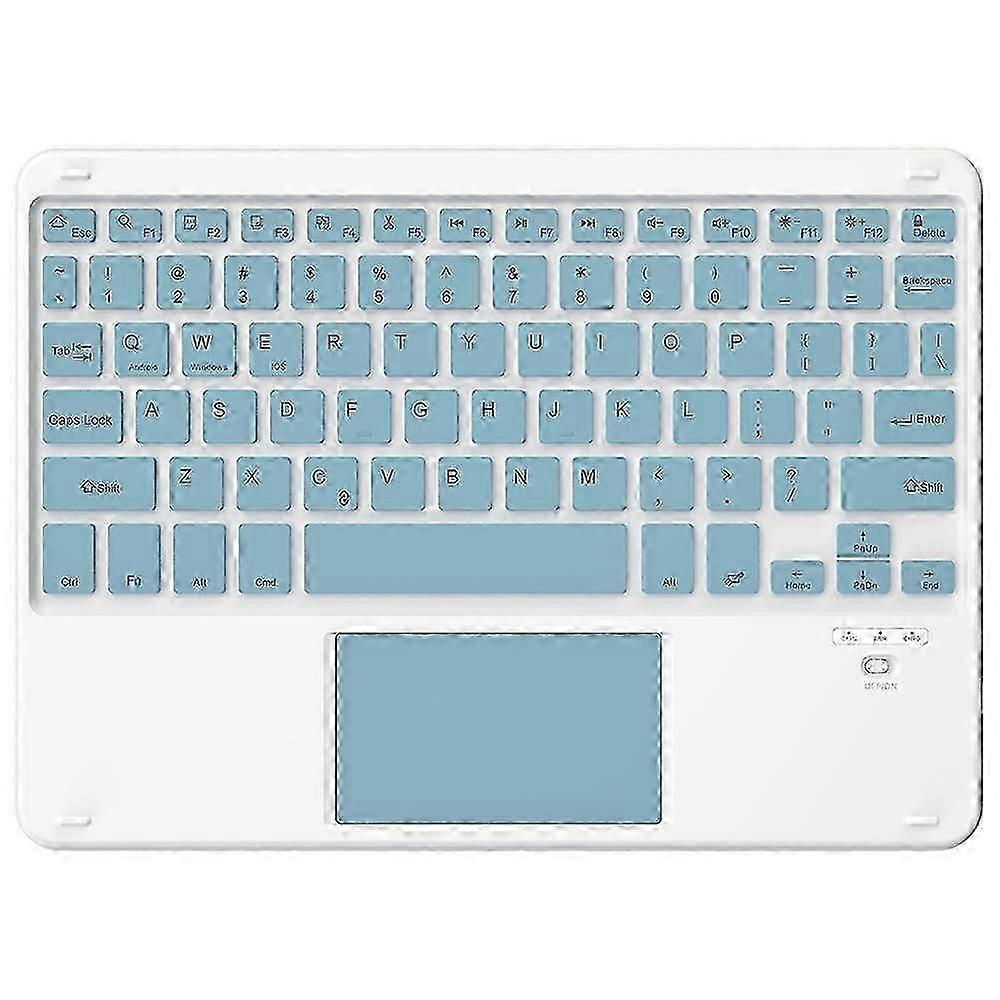 2025 172 Wireless Keyboard with Touchpad Portable Bluetooth Keyboard for iOS / Mac Android Windows - Sky