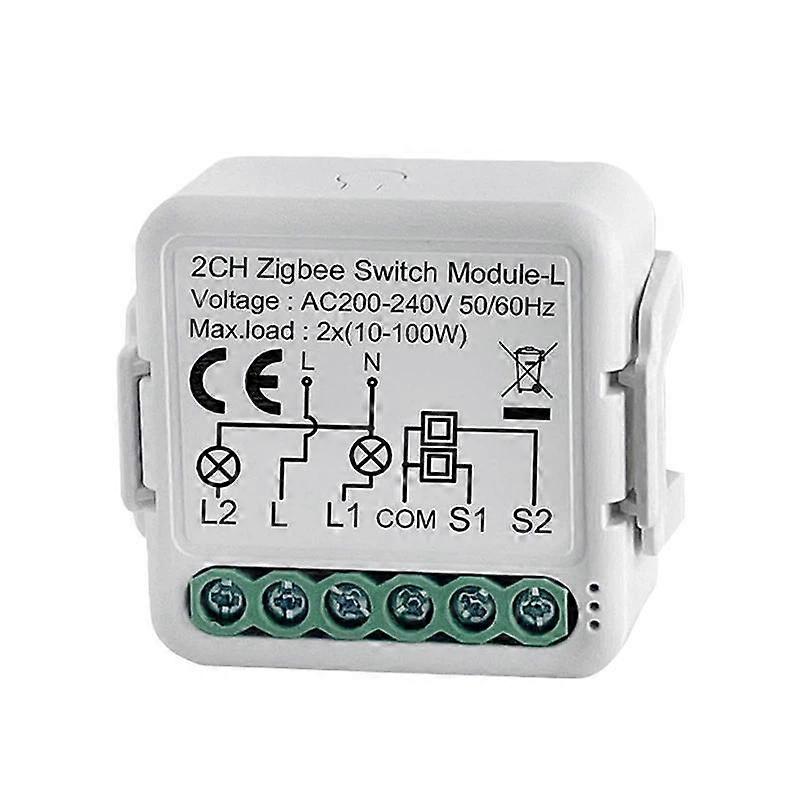 Smart On/Off Switch ZigBee3.0 Single Live Wire 2CH