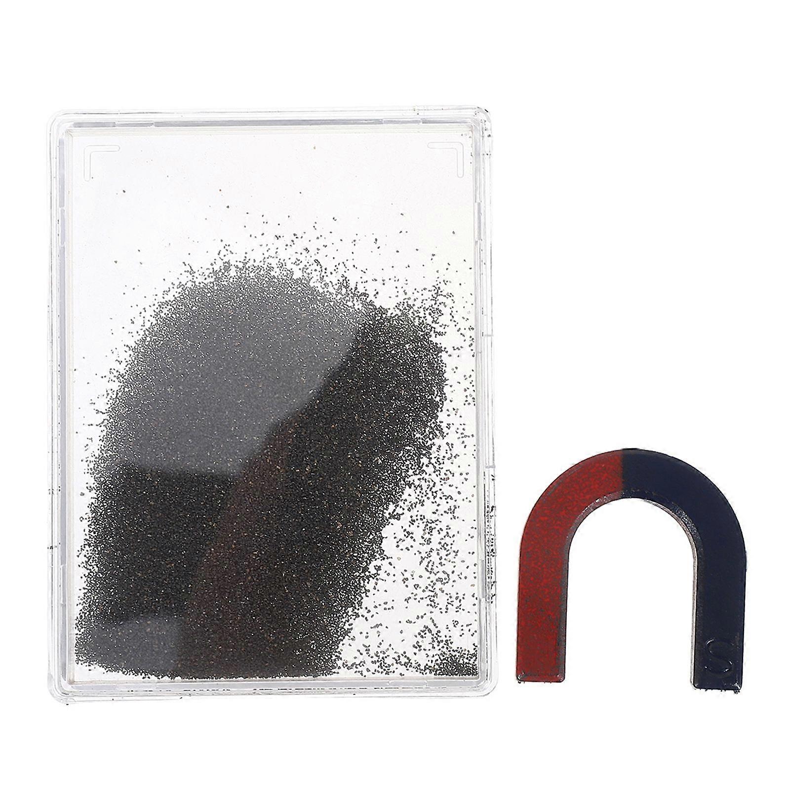 Iron Powder Box With Iron Powder For Physics Experiments Science Teaching Devices For Demonstrating Physical Tool Magnet