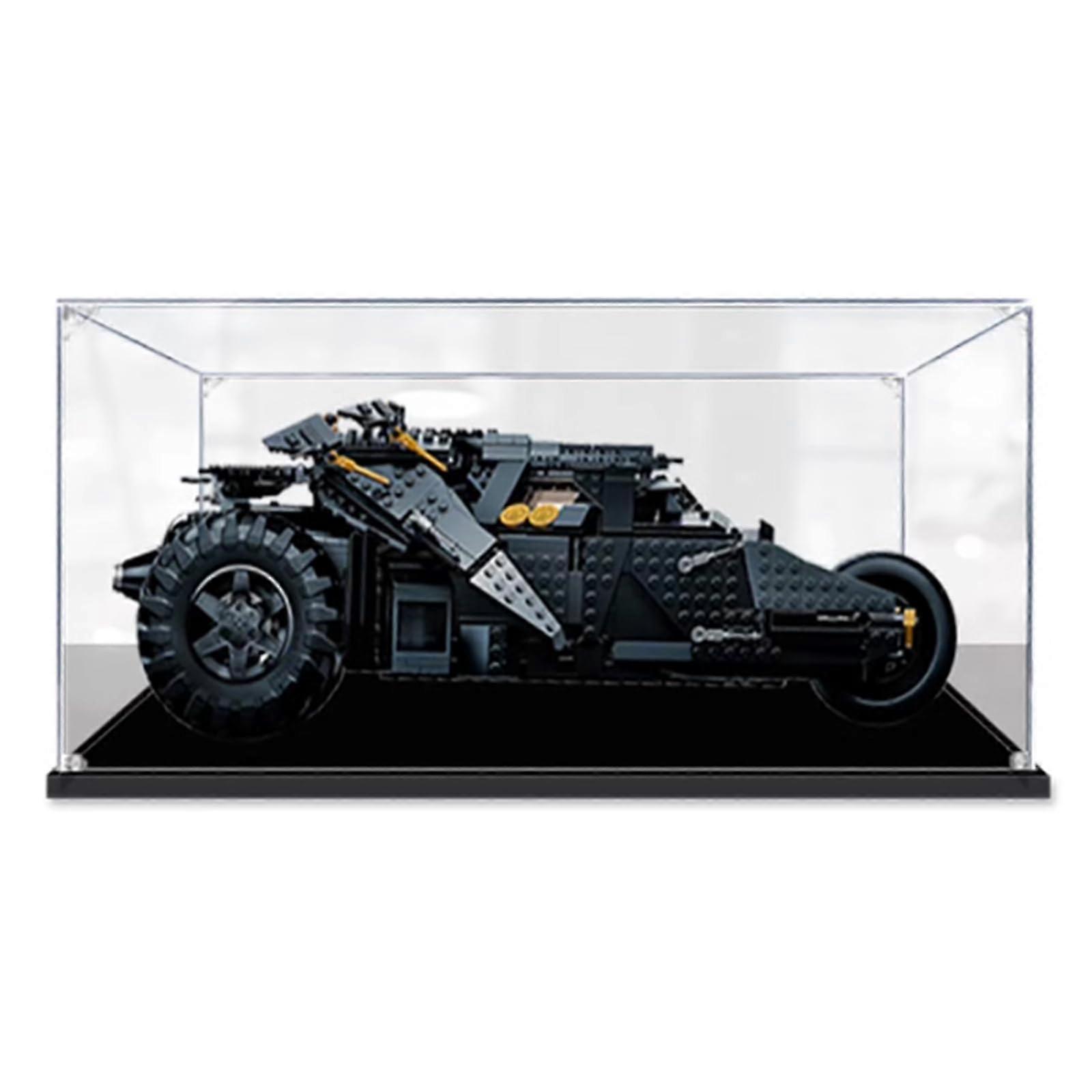 Acrylic Display Case for  76240 Batmobile Model, Dustproof Clear Showcase with 360° View