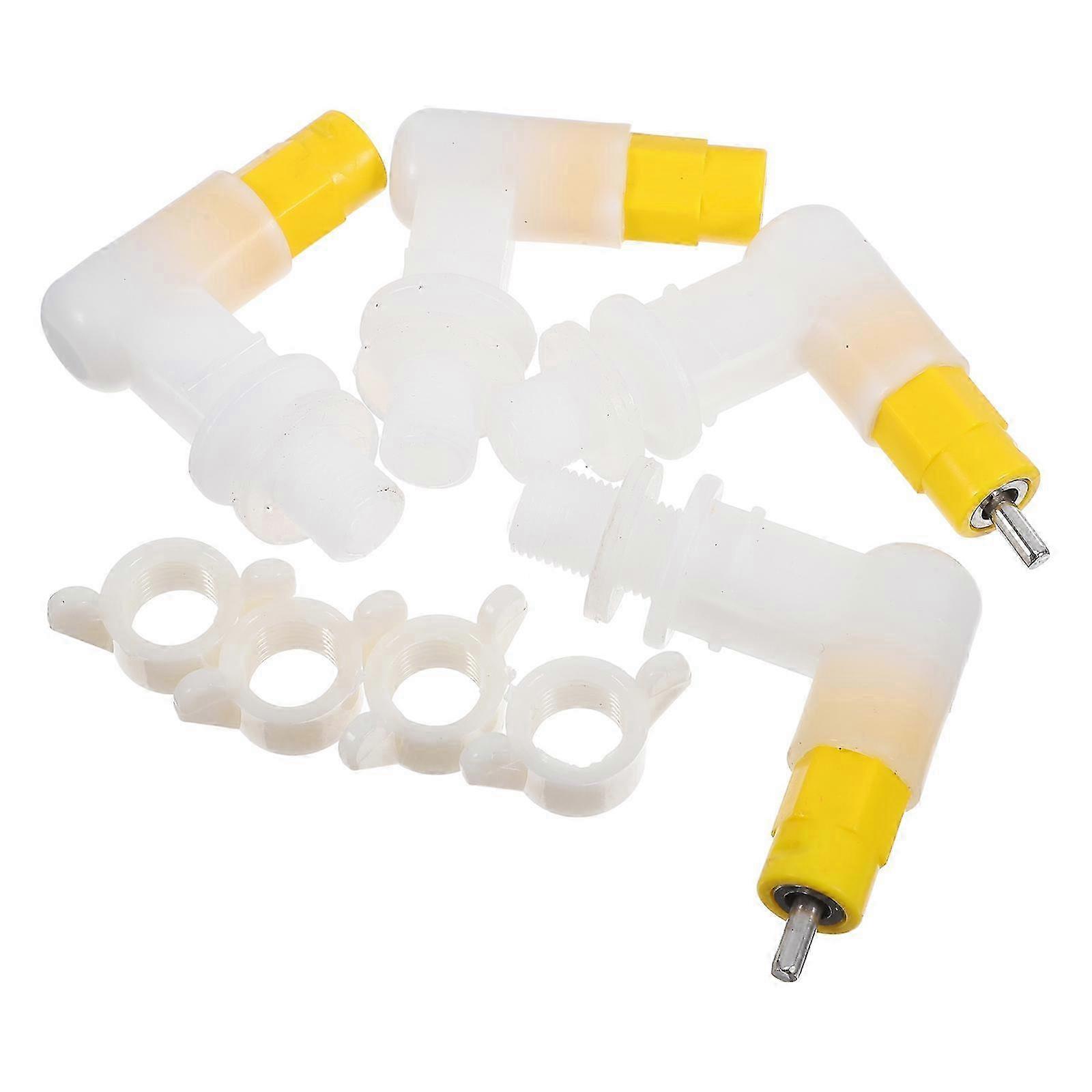 Automatic Poultry Waterer Nipples 4Pcs Chicken Drinking Water Tool
