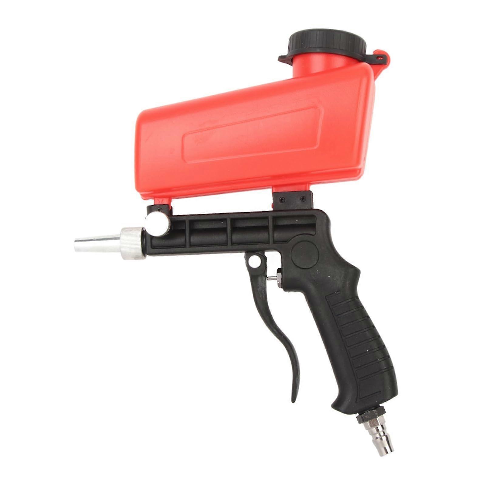 Handheld Sandblasting Gun 700 CFM Pneumatic Sandblaster Adjustable Flow for Rust and Metal Cleaning