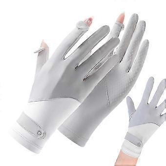 Seidenhandschuhe - Spleißen Eisseiden-SonnenschutzhandschuheGrau