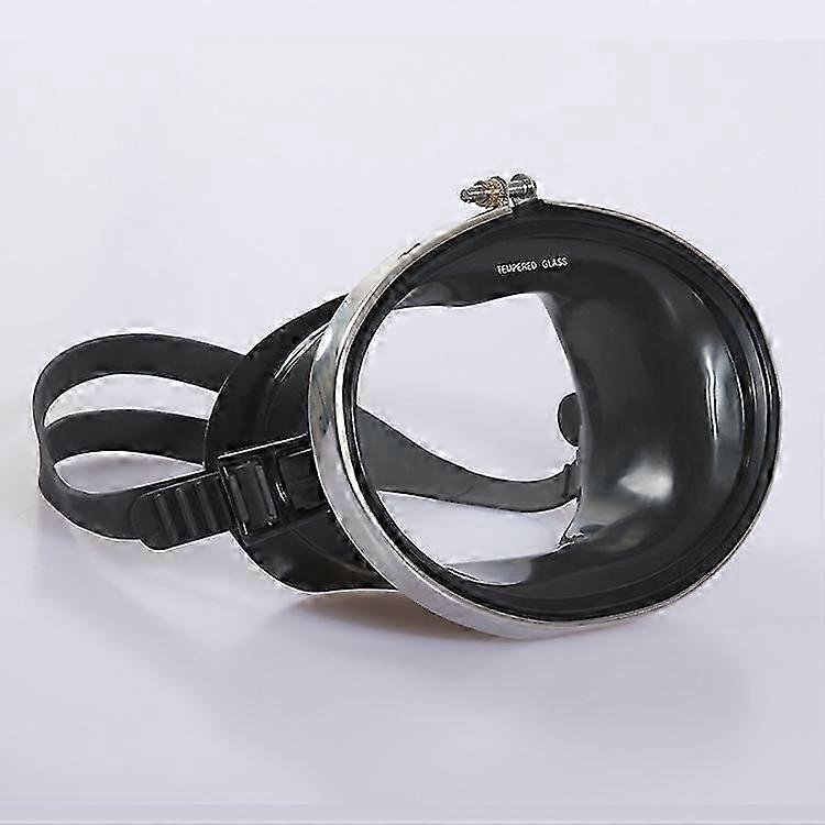 Black Diving Mask Scuba Diving Goggles, pvc tempered glass material