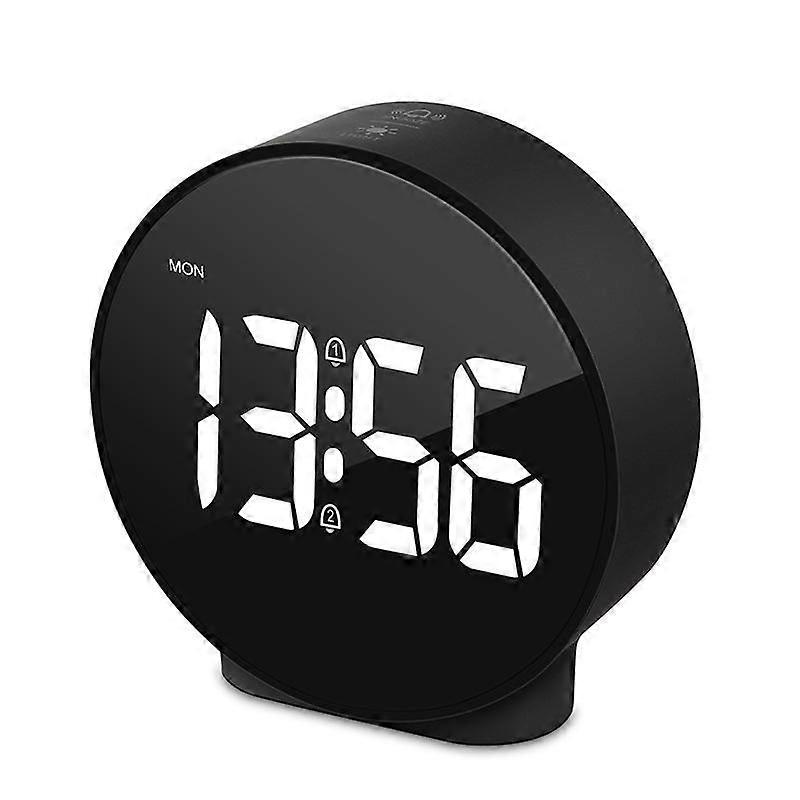 Simple Digital Electronic Clock, Battery Plug-in Dual Power Mode