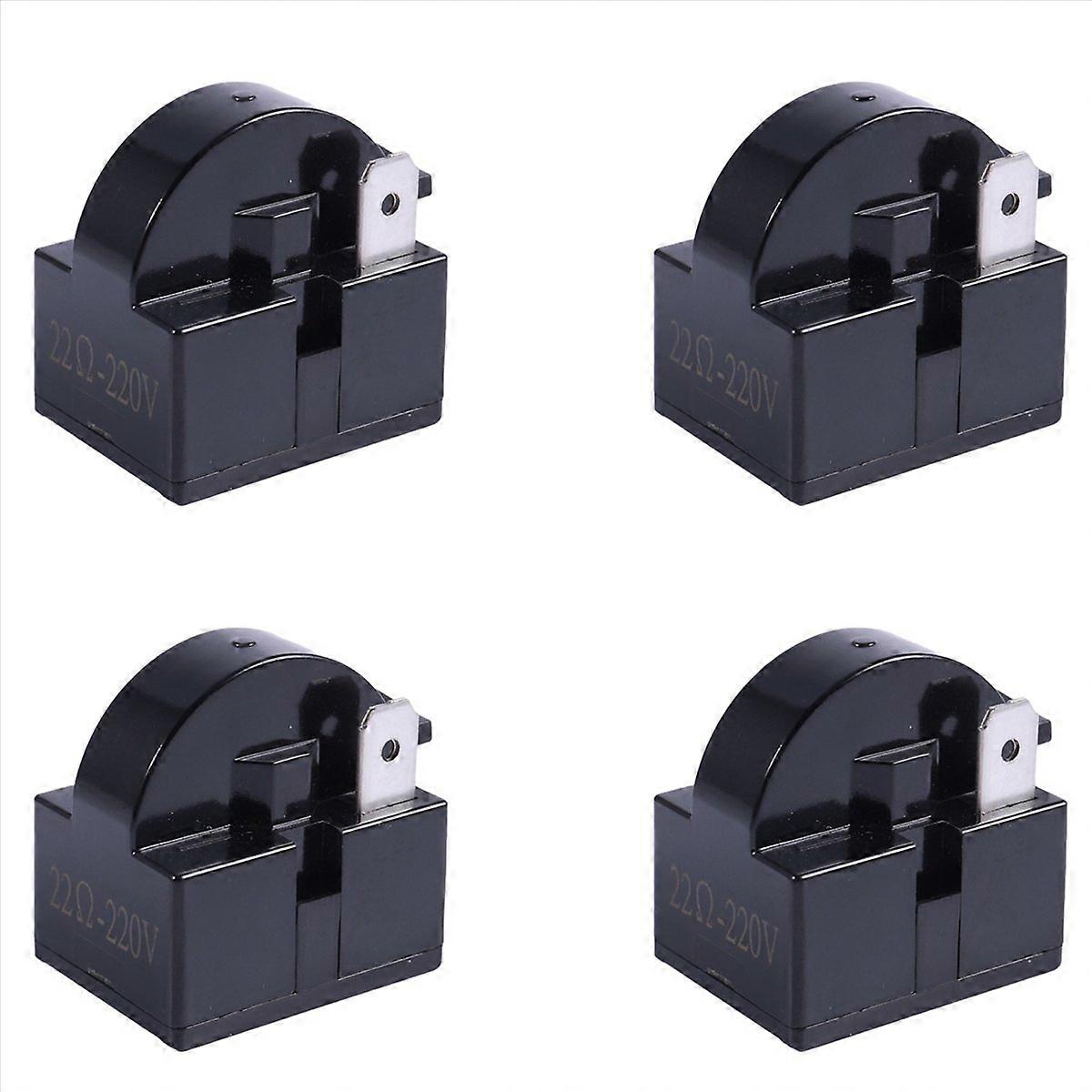 4X Plastic Case 22 Ohm 2 Pins PTC Relay for Refrigerator