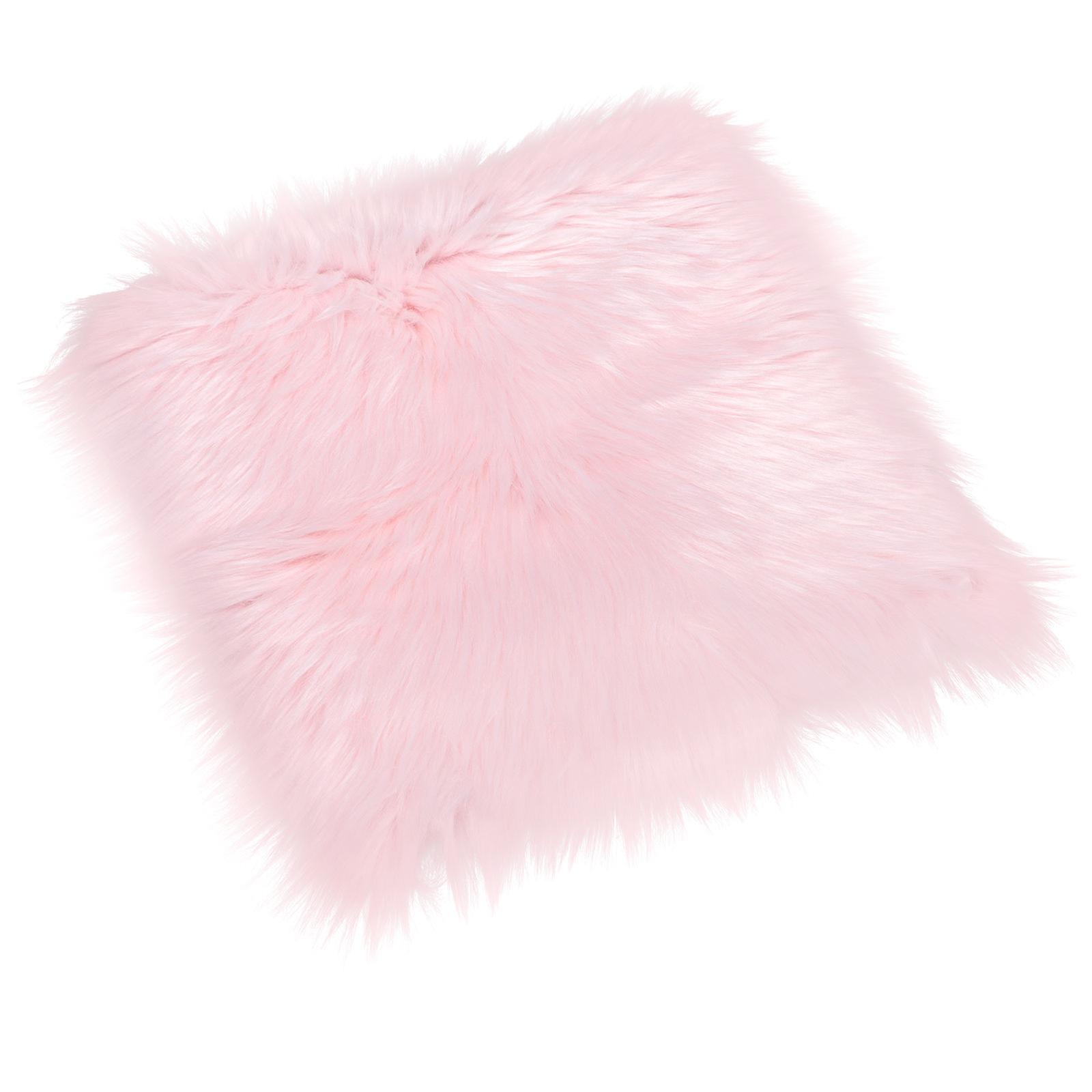 Pink Plush Mat Live Streaming Background Cloth for Manicure Display 1Pcs