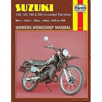 Suzuki 100, 125, 185 ja 250cc Trail polkupyöriä 1979-85 omistaja Workshop Manual (moottoripyörä ohjekirjoja)