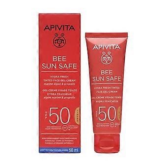 APIVITA - Hydra Fresh Gel-Cream SPF50 with color 50 ml cream