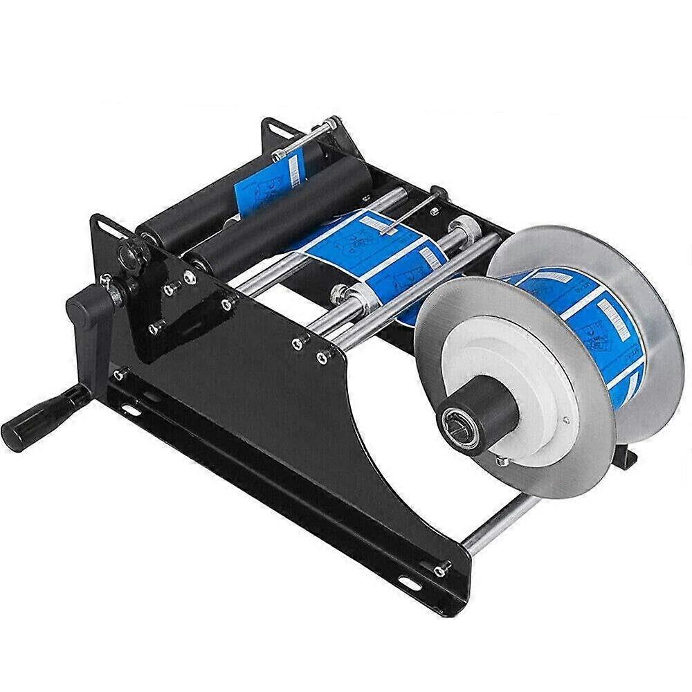 Manual Label Applicator for Round Bottles, Speed, Adjustable Fit, Precise Label Placement