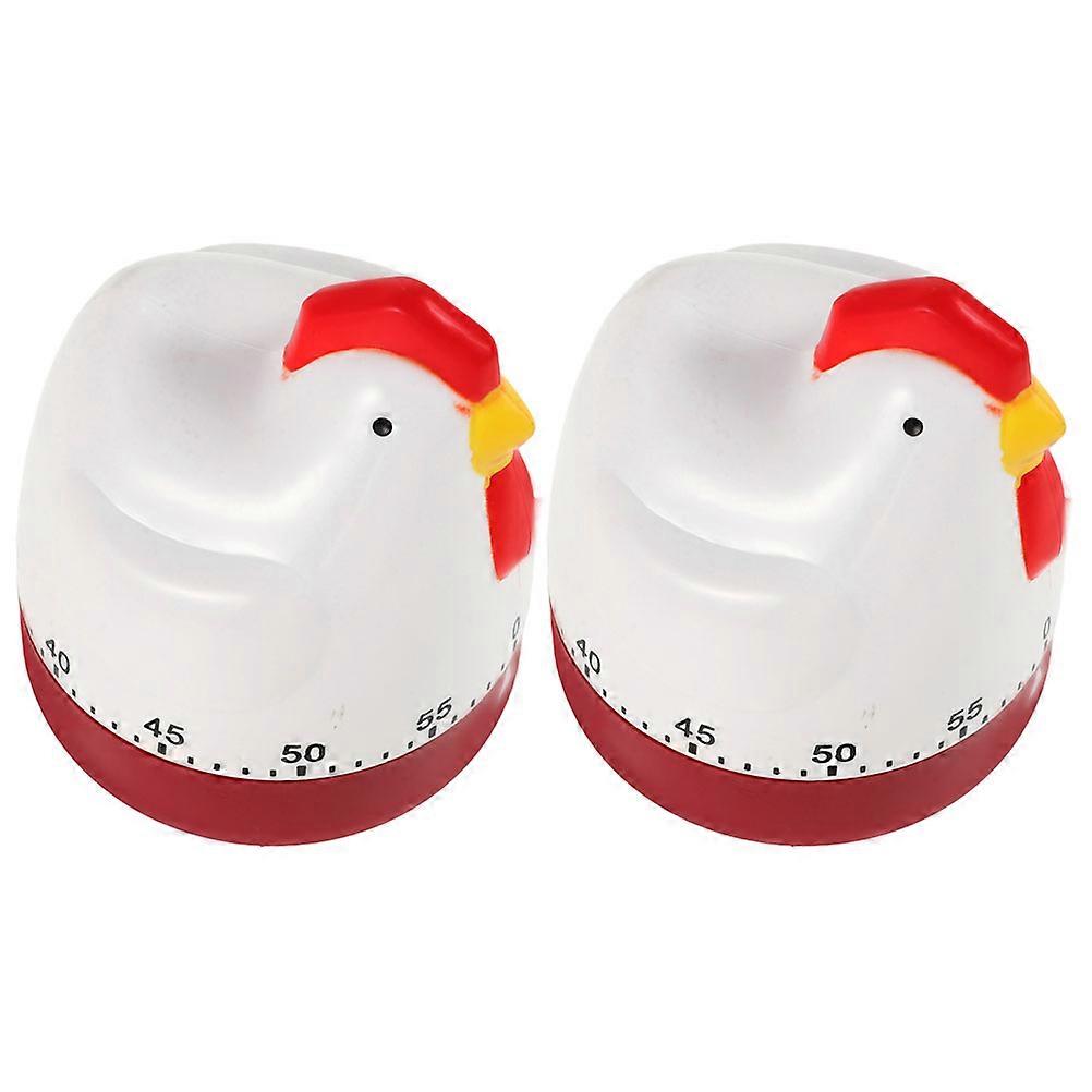 Cartoon Kitchen Timer Chicken Timer for Cooking 10Pcs Mechanical Timers