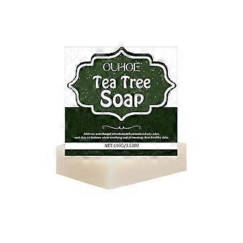 Ouhoe Tea Tree Oil Soap Gentle Cleansing For Skin, Moisturizing And Hydrating Body Care Soap