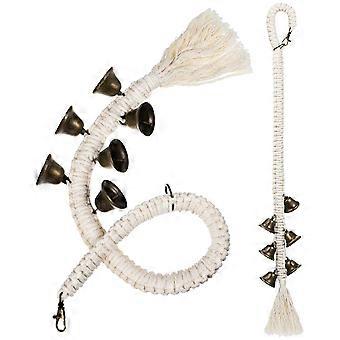 Dog Doorbell Cotton Rope Training Bells for 4Pcs Pet Supplies