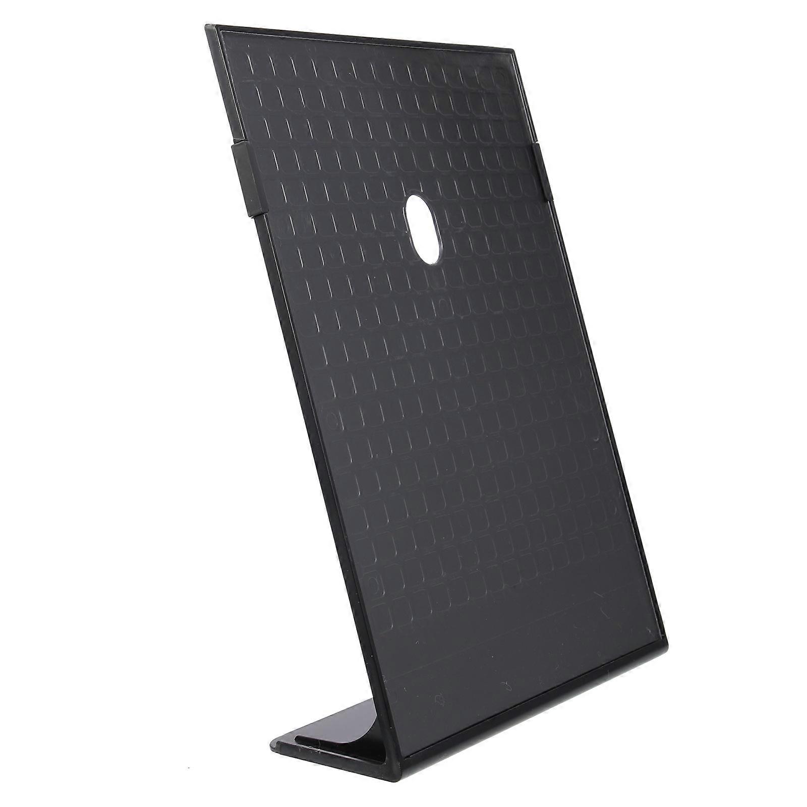 Black Table Menu Stand for Sign Display Holder 5Pcs Clear Plastic