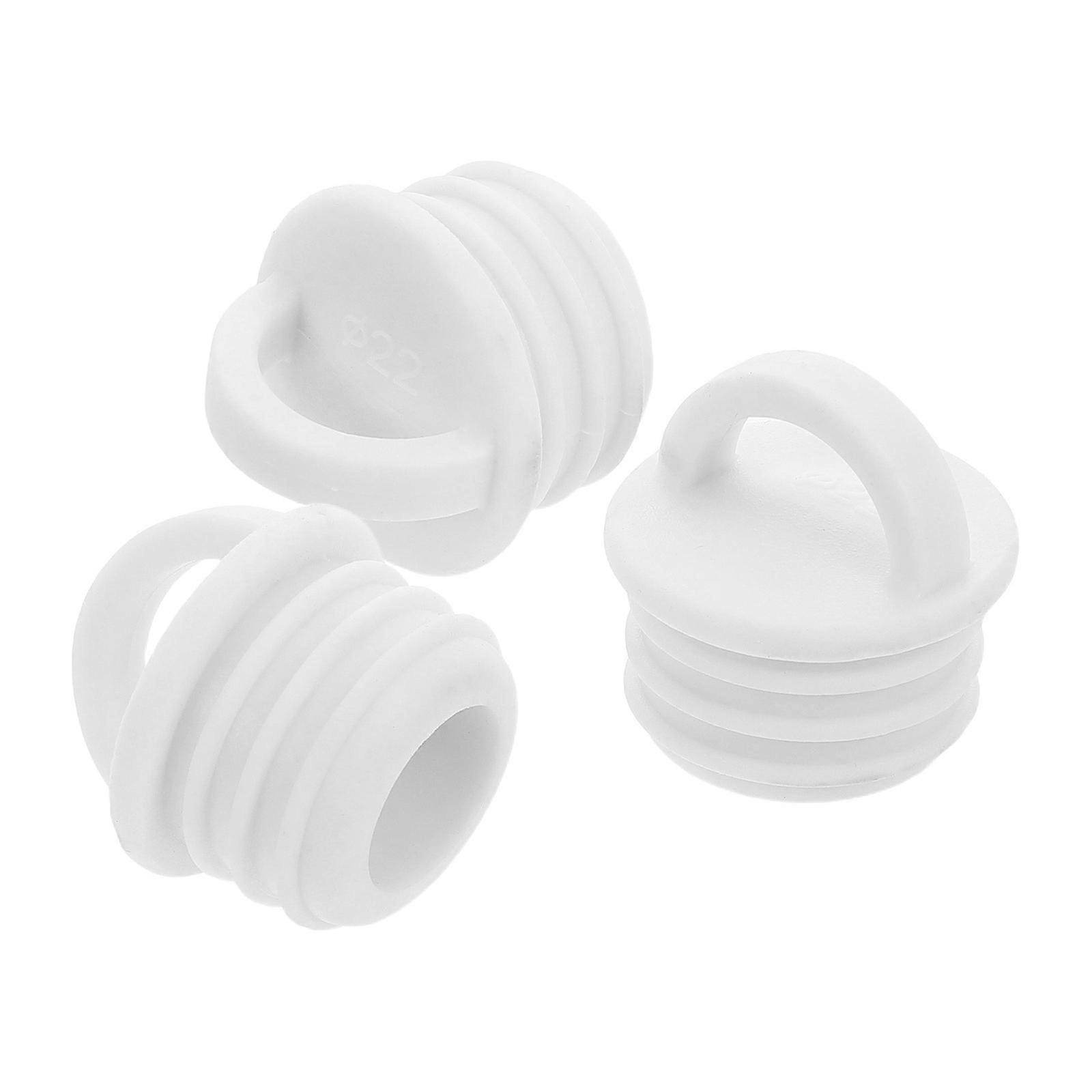 Rubber Mop Bucket Drain Stopper Plug for Replacement 3Pcs Pack