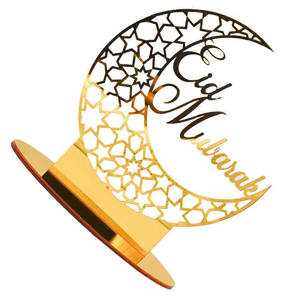 Mubarak Moon Decorations Acrylic Eid Decor for Decoration