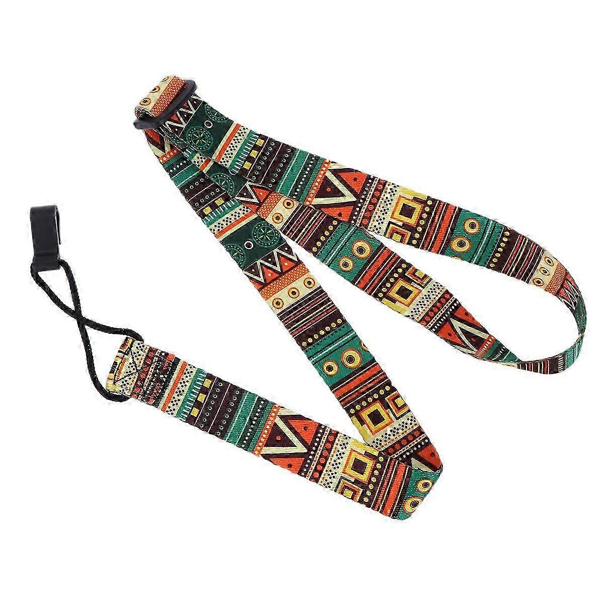 Ukulele Strap Guitar Strap Nylon Adjustable Length 2Pcs with Practical Design