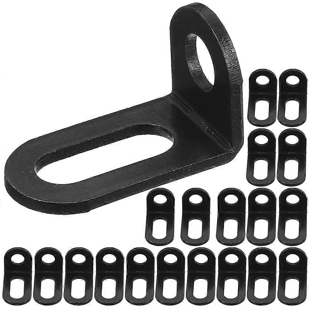 40pcs L-Shape Corner Brace Bracket Right Angle Bracket 90 Degree Corner Connectors Bracket