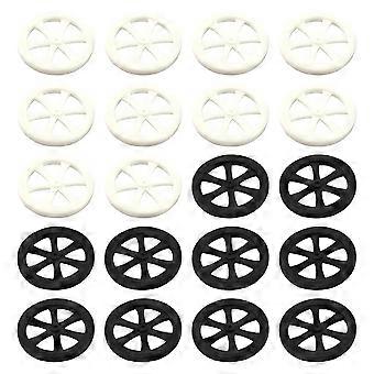 20pcs DIY Toys Car Wheels Plastic Wheel Model Car Model Wheel Car Accessories