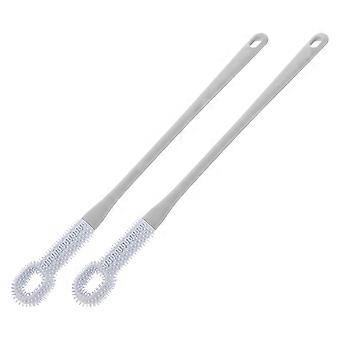 2pcs High-Efficiency Toe Cleaning Brush Long Handle Toe Gap Cleaning Brush Comfortable Grip Foot Brush Multi-Functional Use Foot Scrubber Brush