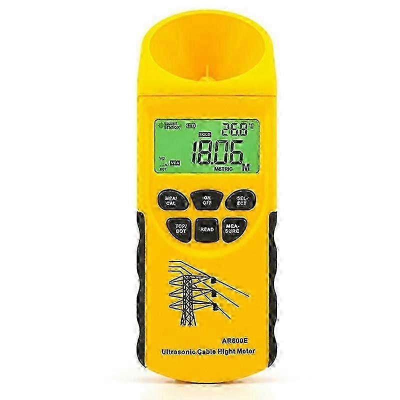 Cable Height Meter LCD Display Cable Height Measuring Instruments Test Tool AR600E