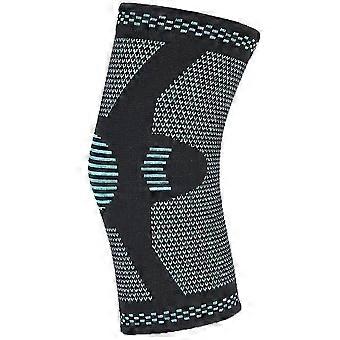 Rodillera deportiva elástica y transpirable para fitness, correr y ciclismo (L) -N
