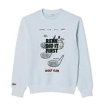 Lacoste Mens Printed Pique Sweatshirt