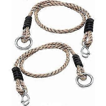 Tree swing rope hammock chair hanging kit, length adjustable nylon rope holds up to 300 kg, perfect for playground set, children's swing, outdoor. - L
