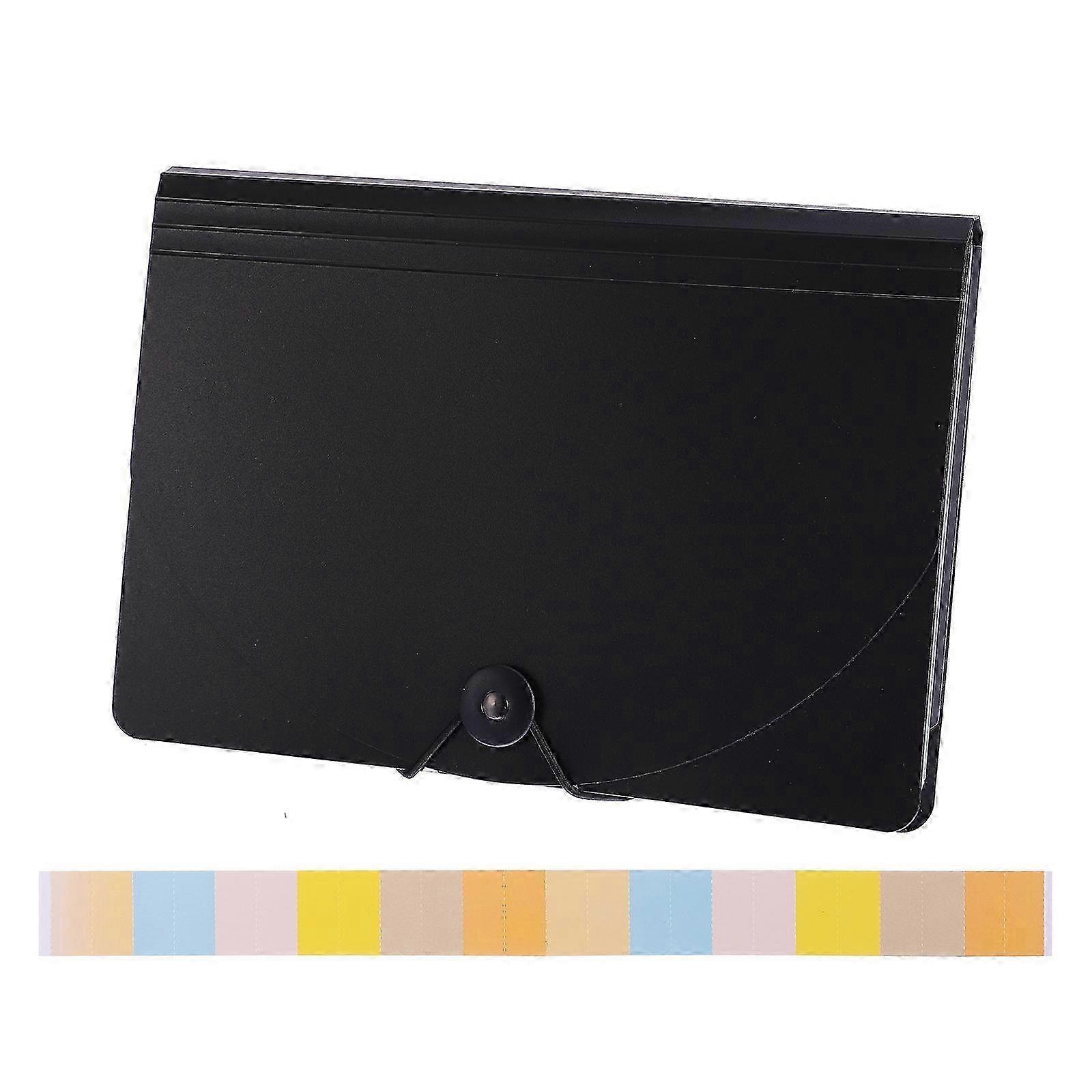 13-Layer Document Bag Office File Folder Multi-Function A5 Pocket File Organizer