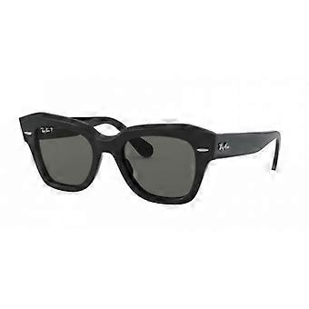 Ray-Ban RB2186 Sunglasses with. 901/58 BLACK Black green 49 mm