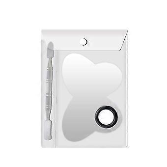 Stainless Steel Mixing Palette with 2 Spatulas, Ergonomic Grip for Easy Cleaning and Versatile Mixing