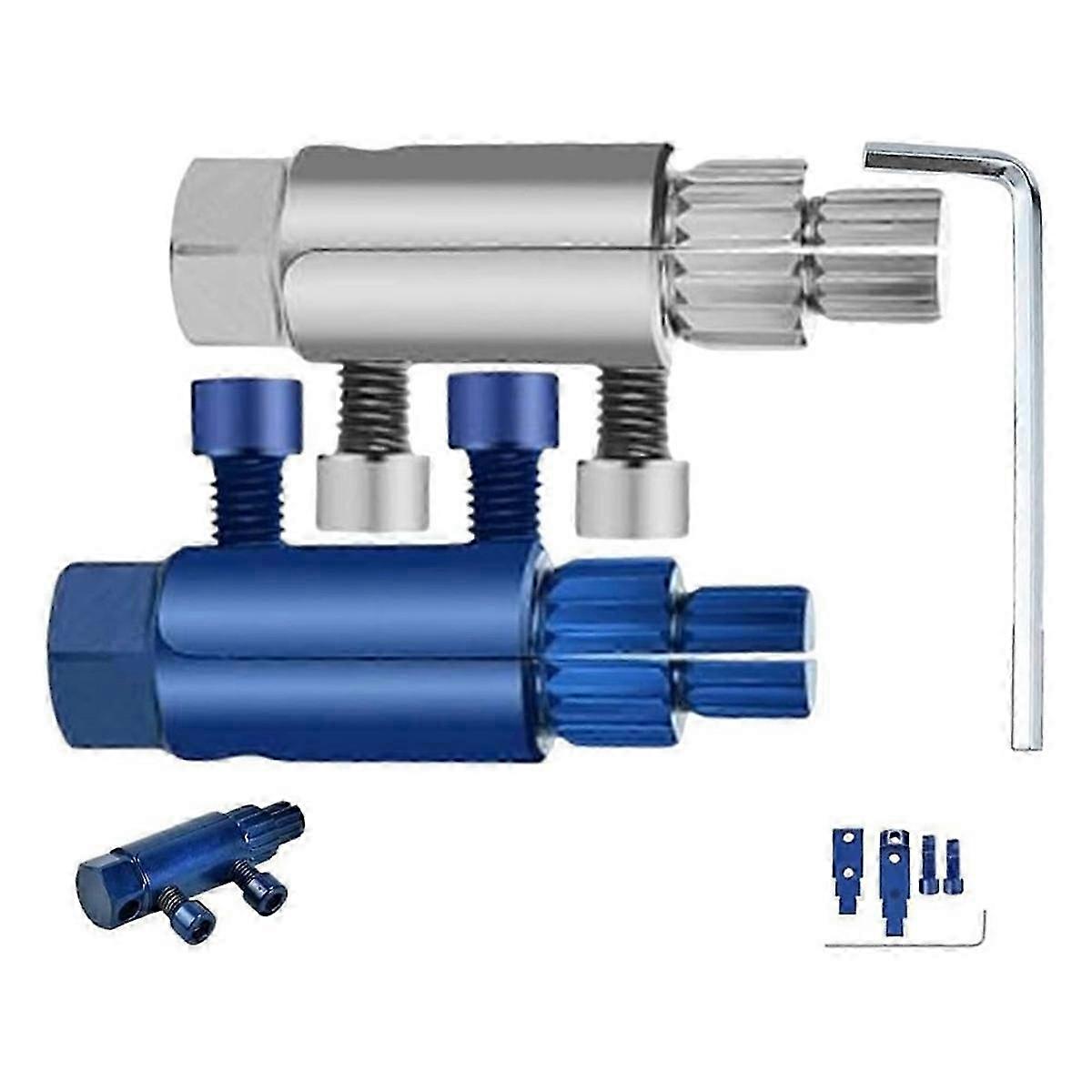 Broken Pipe Thread Extractor, Broken Valve Thread Extractor,Easy Out Bolt Extractor Kit Broken Fauce