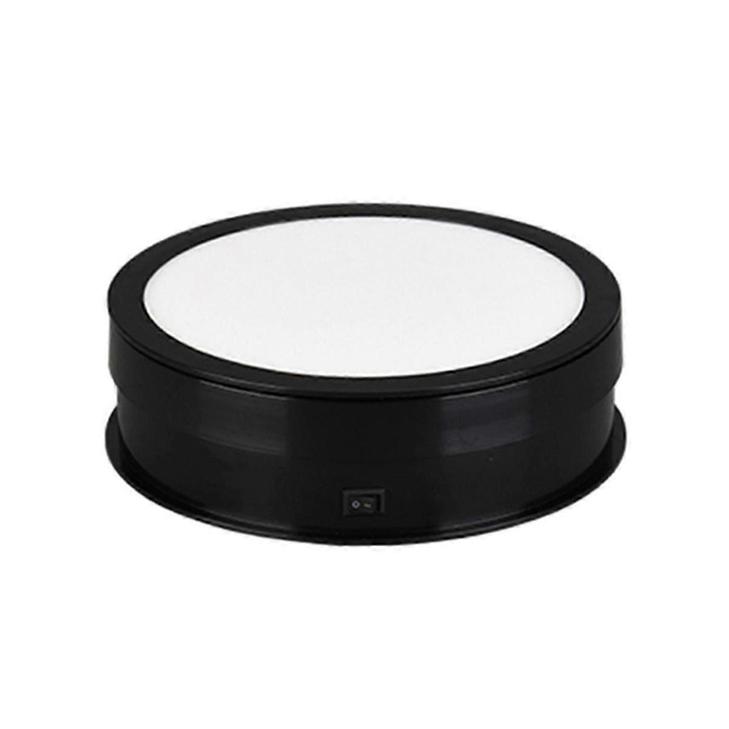 20cm Motorized Rotating Display Stand Rotating Turntable Black
