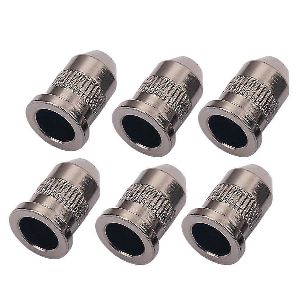 6 Pcs Bass Guitar Strings String Through Ferrules Guitar String Through Body Ferrule String Through Bullet