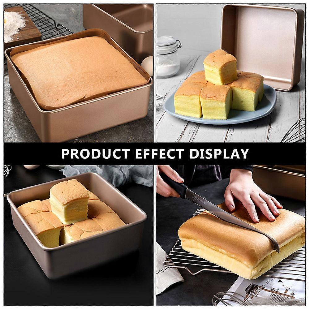 1pc Square Baking Pan Non-stick Bread Plate Practical Kitchen Cake Pan