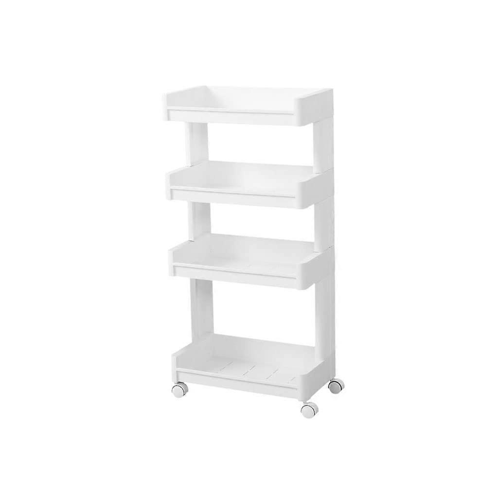 Printer Stand with Wheels, MultiLayer Storage Rack Organizer for Office, SpaceSaving Brass 93.5cm