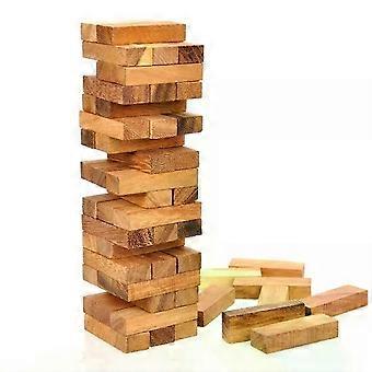 A practical Jenga game with tiltable wooden towersperfect for party games, adults, and family outdoor play, and a classic Jenga game.