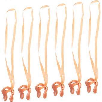 Silicone Nose Clip for Swimming Protection with Strap 6Pcs Pack