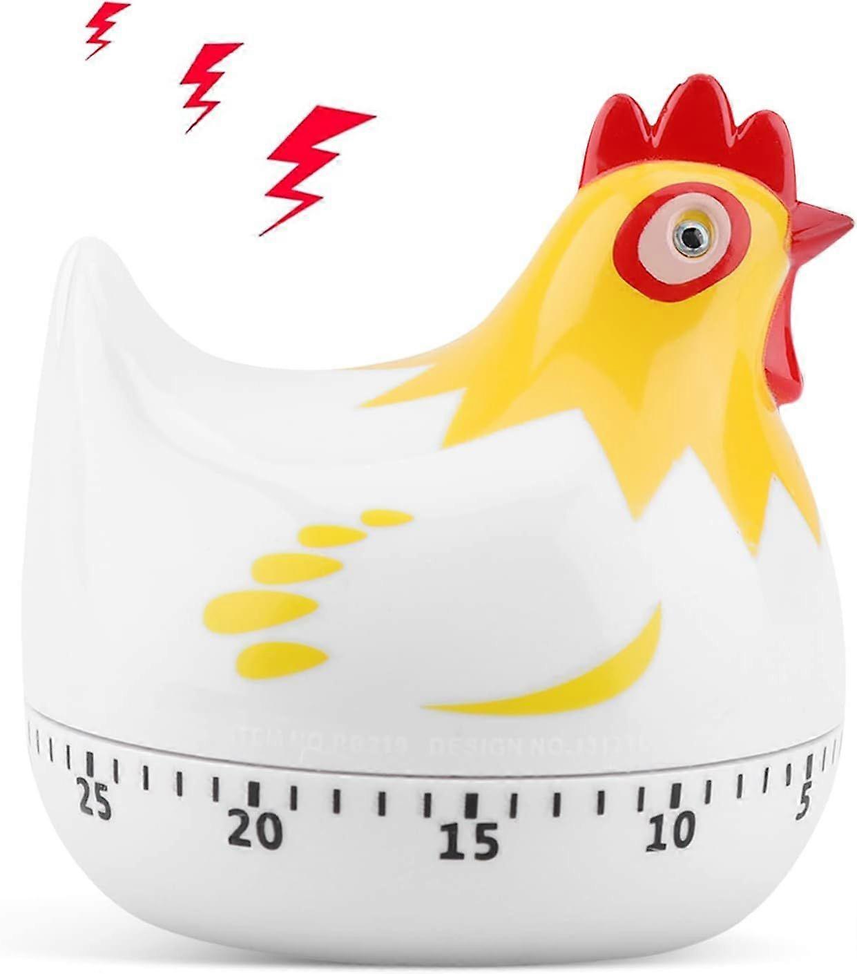 Kitchen Timer, 60 Minute Chicken Kitchen Timer Manual Kitchen Timer, Mechanical Rotary Cooking Timer Reminder Baking Timer