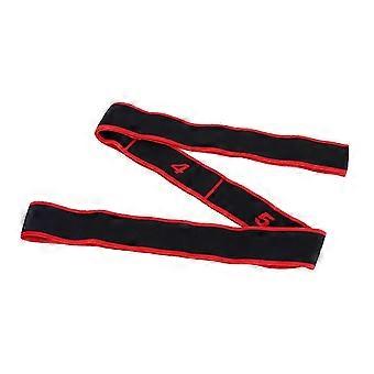 Yoga resistance band latin dance elastic stretching belt fitness exercise pulling strap(red)