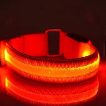 Outdoor Night Running Armband USB Rechargeable LED Light Sports Safety Belt Arm Leg Warning Wristband Cycling Bike Bicycle Light