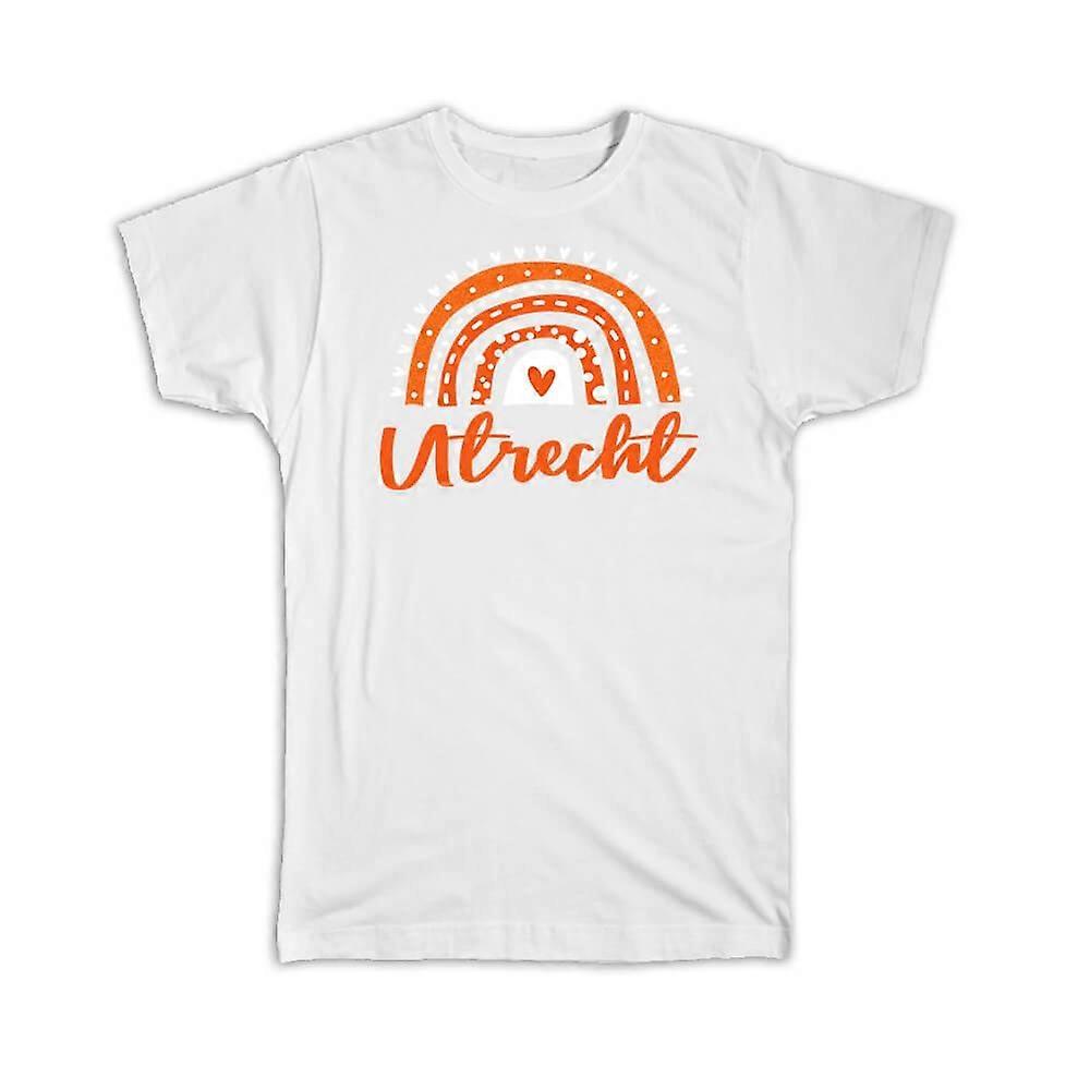 Camiseta de presente: Utrecht Holanda Rainbow